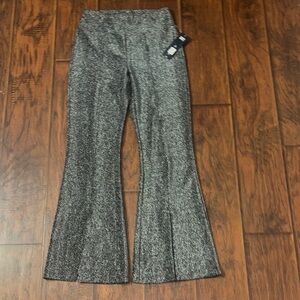 Stylish Black silver Sparkle Boot Cut Flare Pants